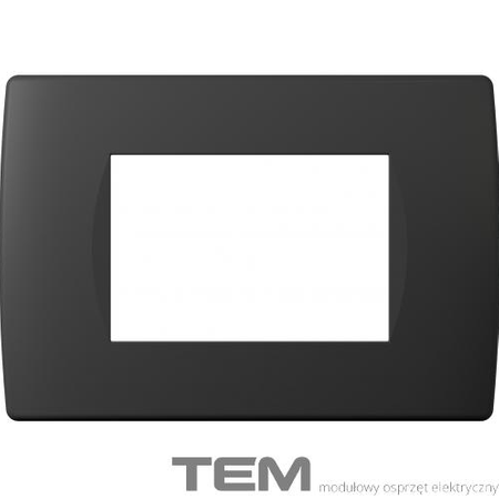 RAMKA OZDOBNA SERII SOFT 3M CZARNY-MAT OS30SB