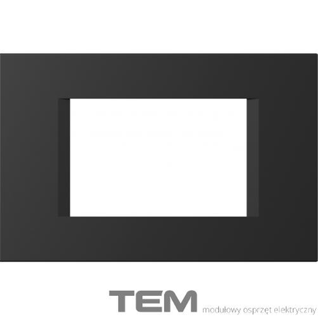 RAMKA OZDOBNA SERII LINE 3M CZARNY-MAT OL30SB