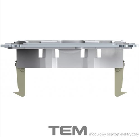 RAMKA MONTAŻOWA METALOWA 2M Z ZACZEPAMI, NM24