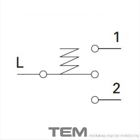 PRZYCISK ŻALUZJOWY 1M BEŻ-POŁYSK Z NADRUKIEM SM41IWNT10