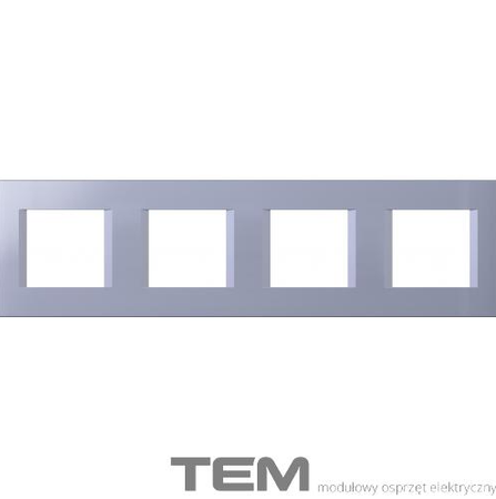 RAMKA OZDOBNA SERII LINE 4X2M NIEBIESKI-MAT OL28IB