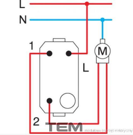 PRZYCISK ŻALUZJOWY 1M BEŻ-POŁYSK Z NADRUKIEM SM41IWNT10