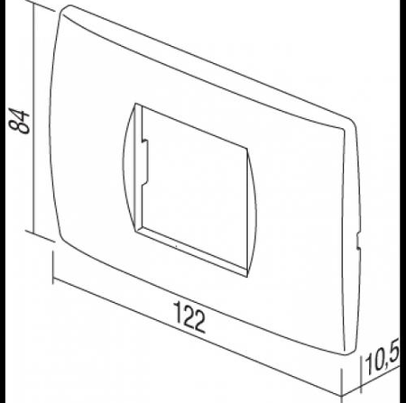 RAMKA OZDOBNA SERII SOFT 3M ORZECH OS30WW