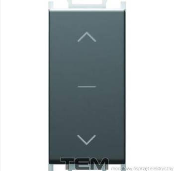 ŁĄCZNIK ŻALUZJOWY 1M CZARNY-MAT Z NADRUKIEM SM40SBNT10