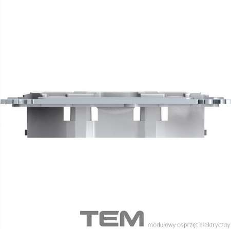 RAMKA MONTAŻOWA METALOWA 2M BEZ ZACZEPÓW, NM25