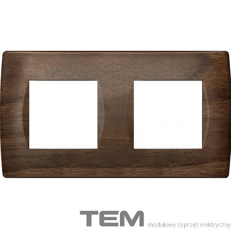 RAMKA OZDOBNA SERII SOFT 2x2M ORZECH OS24WW