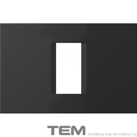 RAMKA OZDOBNA SERII LINE 1/3M CZARNY-MAT OL13SB