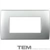 RAMKA OZDOBNA SERII SOFT 4M SREBRNY-MAT OS40ES
