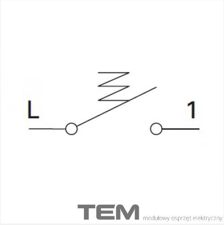 PRZYCISK 1-BIEGUNOWY (DZWONKOWY) SM11
