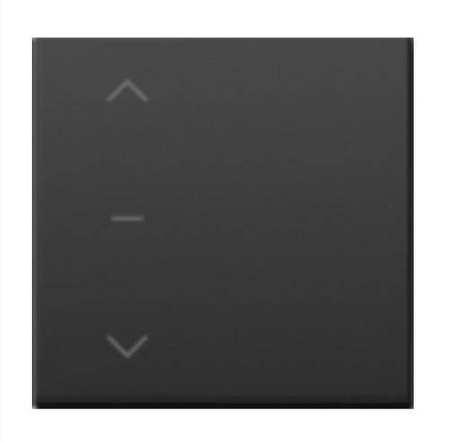 KLAWISZ 2M CZARNY-MAT+DRUK10 TM12SBNT10