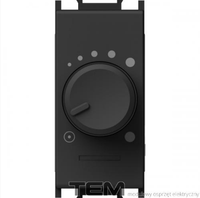 ŚCIEMNIACZ OBROTOWY LED CZARNY-MAT EM14SB