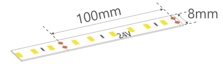 Taśma 120LED 24V/3000K