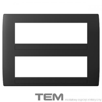 RAMKA OZDOBNA SOFT 2x7M CZARNY-MAT OS72SB