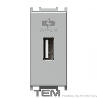 ŁADOWARKA USB 5V 2,1A 1M EM66ES