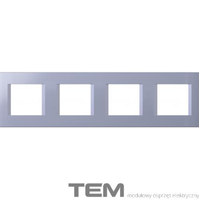 RAMKA OZDOBNA SERII LINE 4X2M NIEBIESKI-MAT OL28IB