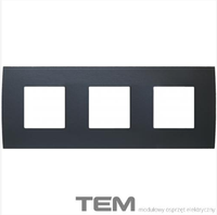 RAMKA SZKLANA SERII PURE 3X2M LODOWA SZAROŚĆ OP26GY