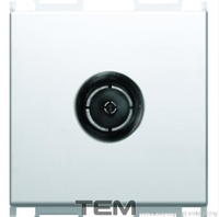 GNIAZDO ANTENOWE PODSTAWOWE 2M BIAŁY-POŁYSK KM29PW