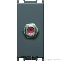 GNIAZDO ANTENOWE SAT PODSTAWOWE 1M CZARNY-MAT KM15SB